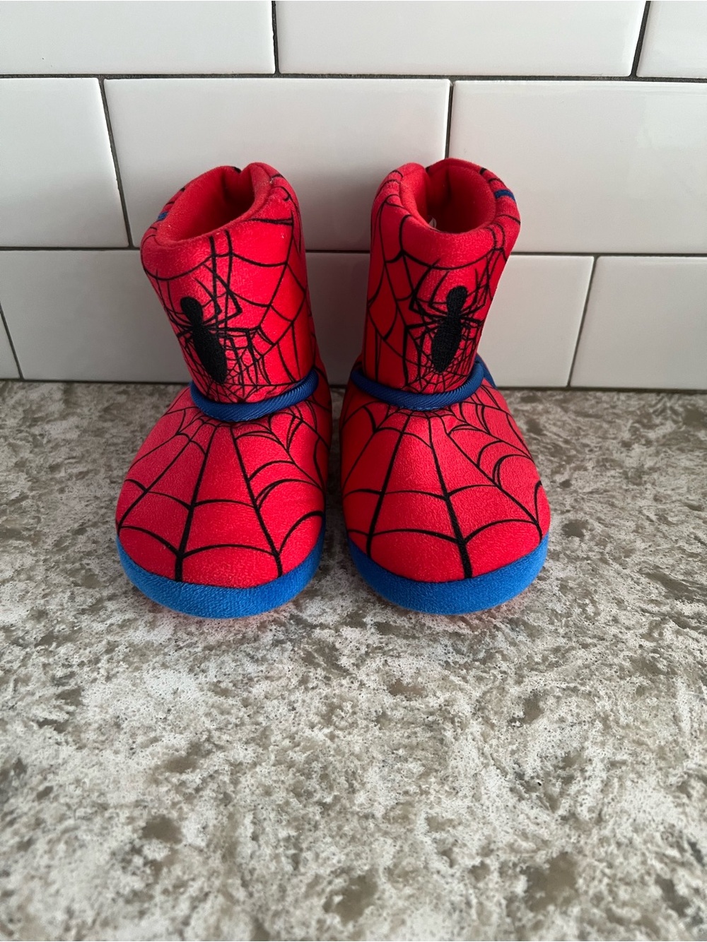 Marvel Spiderman Kids Slipper Boots